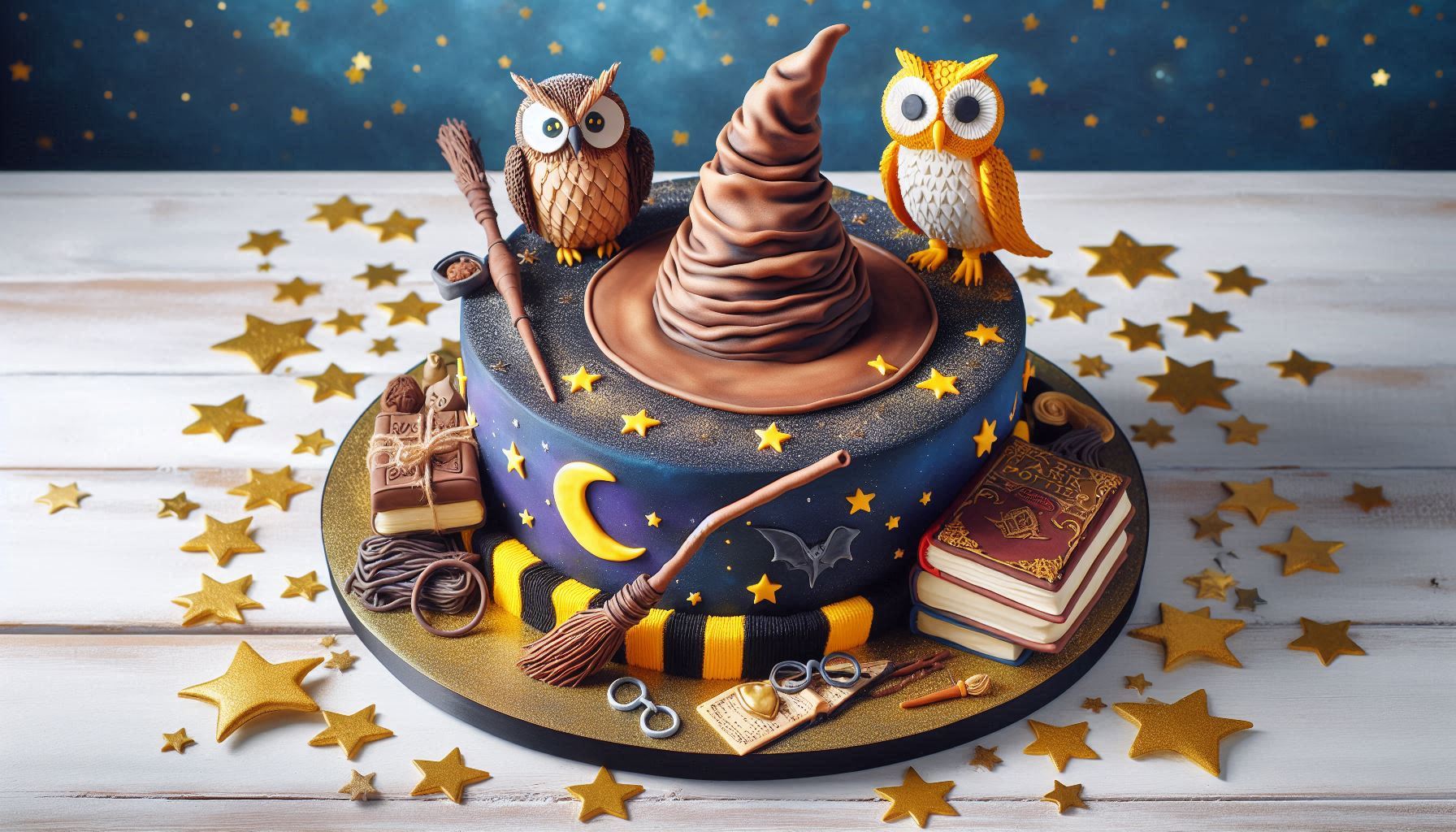 Harry Potter Theme Cake