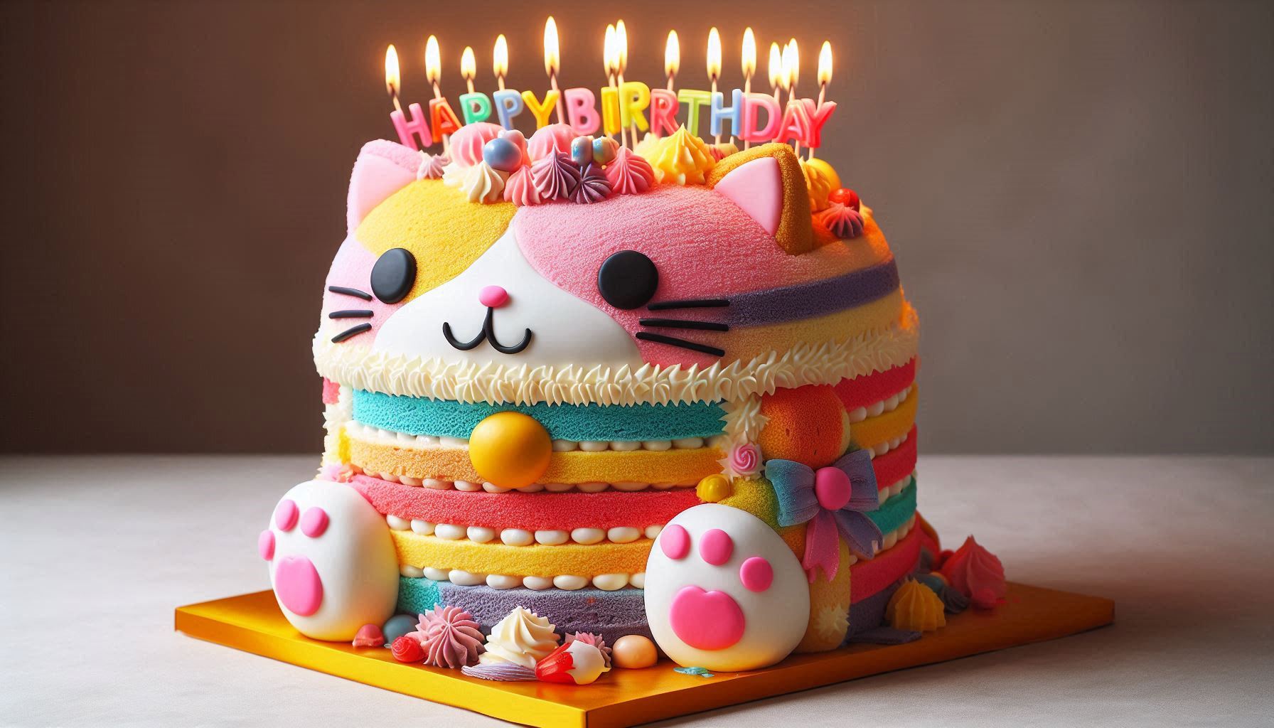 Jellycat-Themed Birthday Cake​